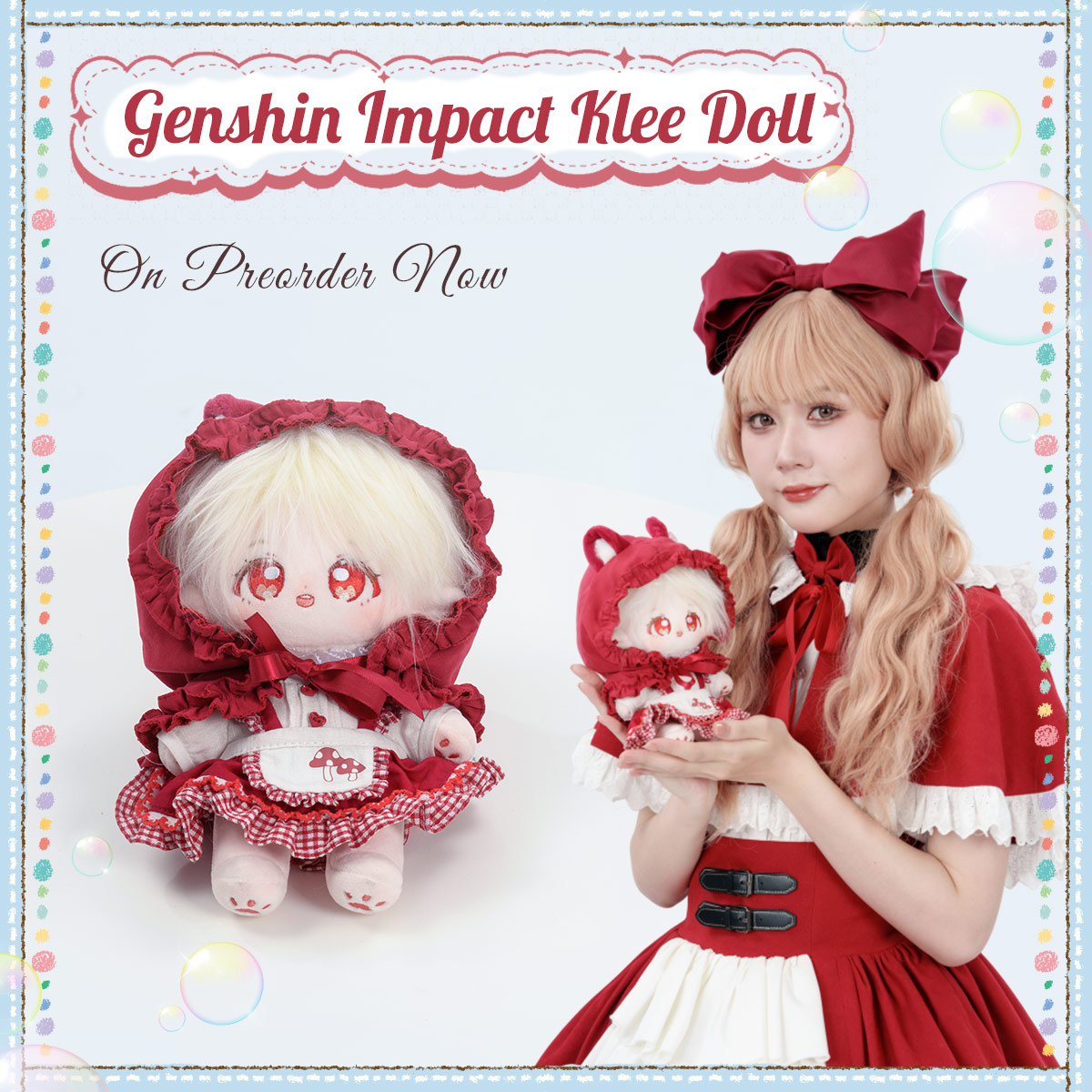 Pre Sale Genshin Impact Sangonomiya Kokomi 20cm Plush Doll Dress up Toy  Anime