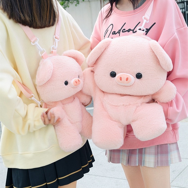 最終値下げ！新品　プリモ　豚　ぬいぐるみ　リュック 豚のぬいぐるみ 35cm/50cm リュックサック