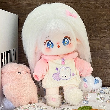 Xing Ting 20cm コットンドール 甘いブルーのドレス付き