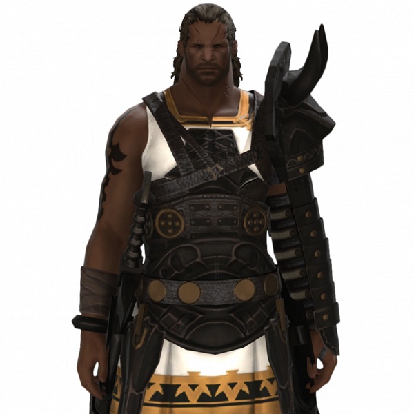 Poupée en coton Final Fantasy XIV Raubahn Aldynn 20 cm