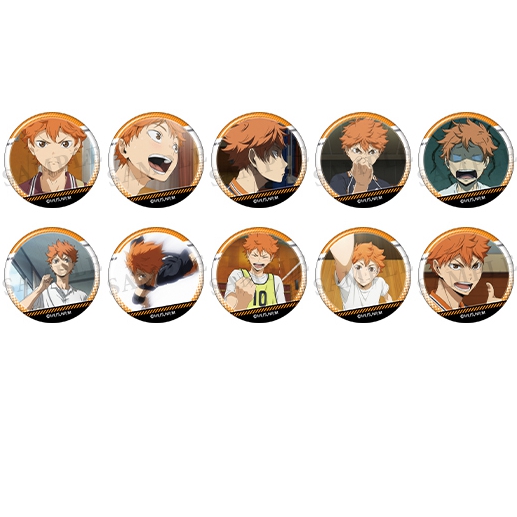 Haikyu Shoyo Hinata 57mm 10 Badges Set Haikyu Shoyo Hinata 57mm 10 Badges Set